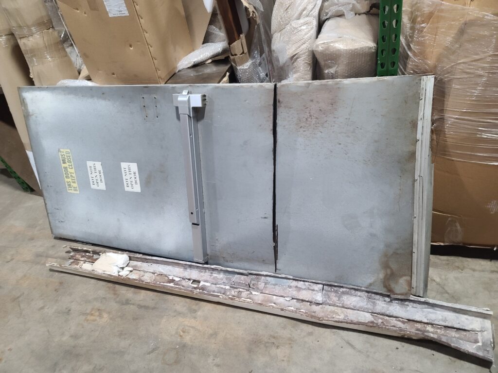Metal door frame replacement